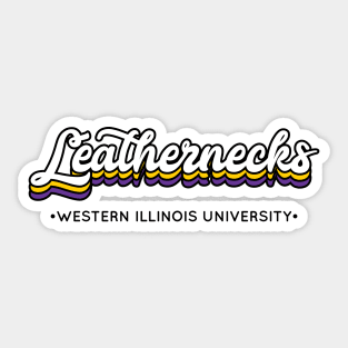 Leathernecks - Western Illinois University Sticker